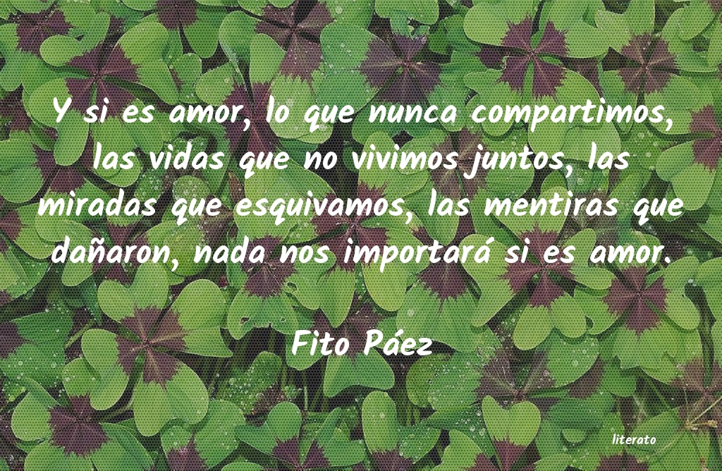 Frases de Fito Páez