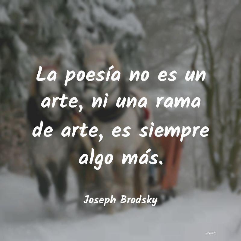 frases de Joseph Brodsky