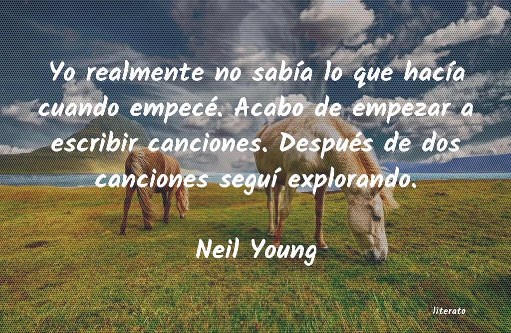 frases de Neil Young