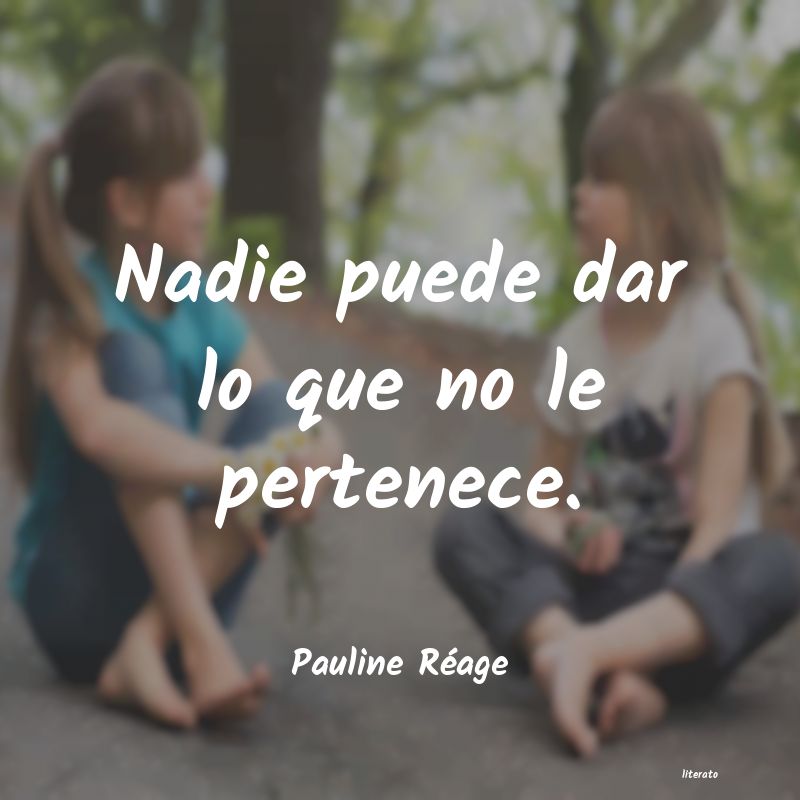 frases de Pauline Réage