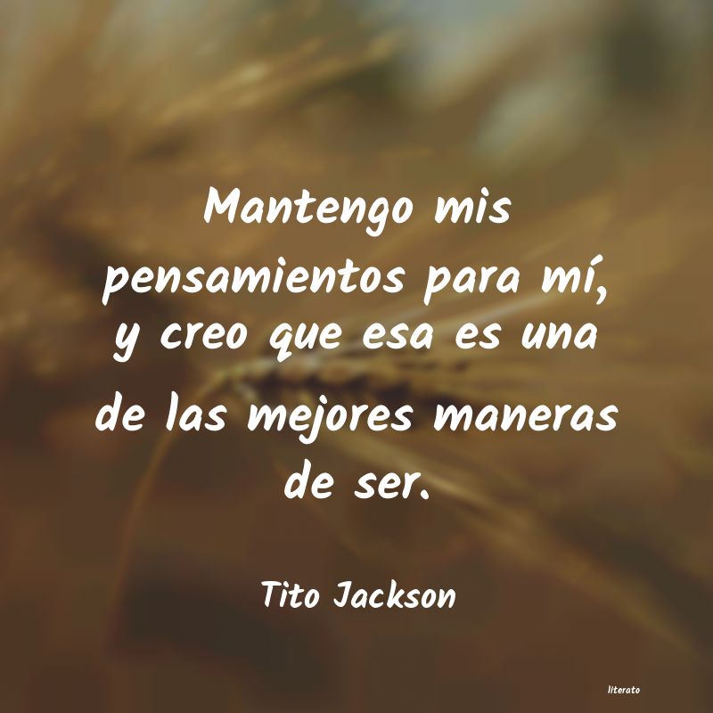 Frases de Tito Jackson