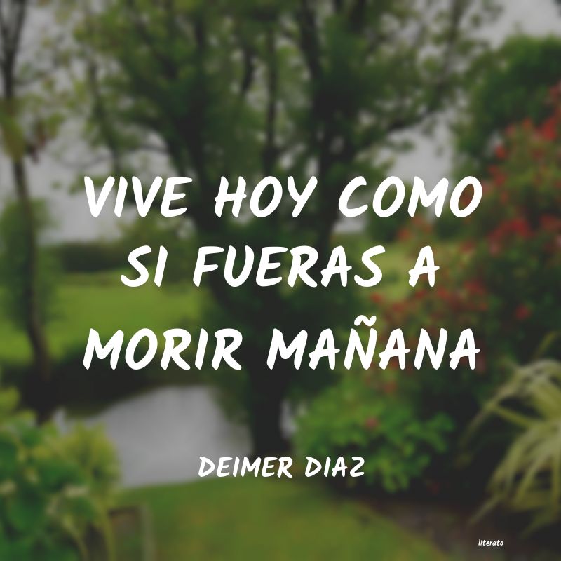 frases de DEIMER DIAZ