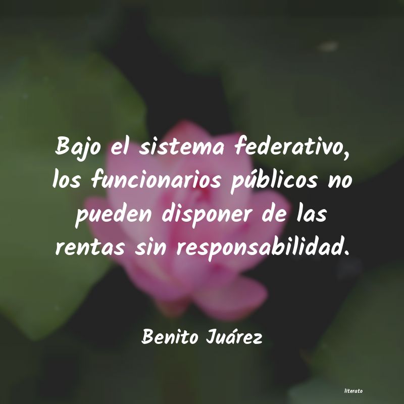 frases de Benito Juárez