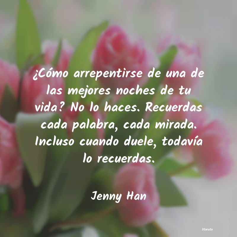 frases de Jenny Han