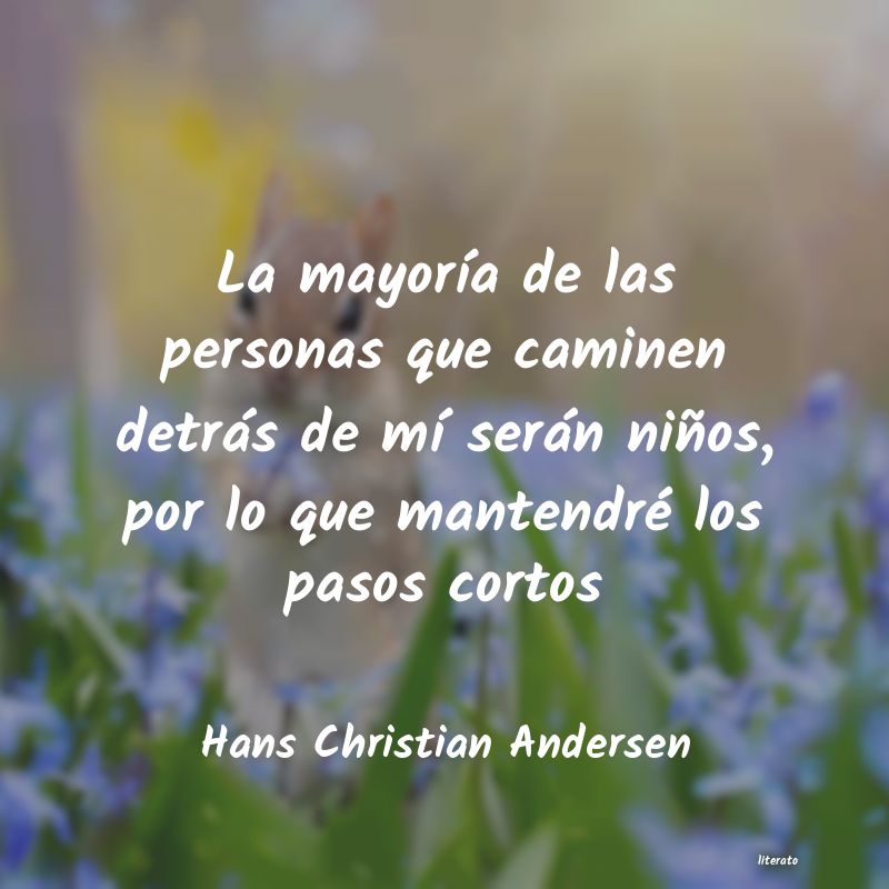 frases de Hans Christian Andersen