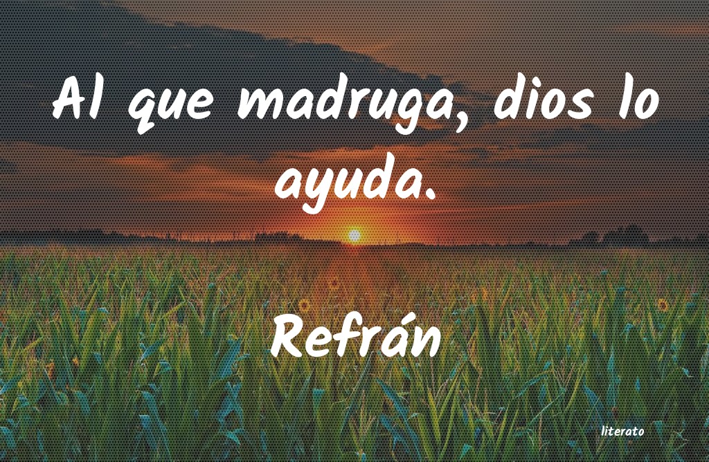 Frases de Refrán