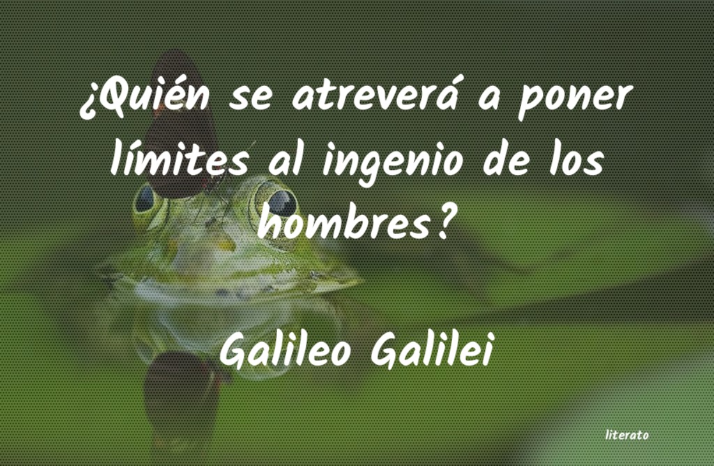 Frases de Galileo Galilei