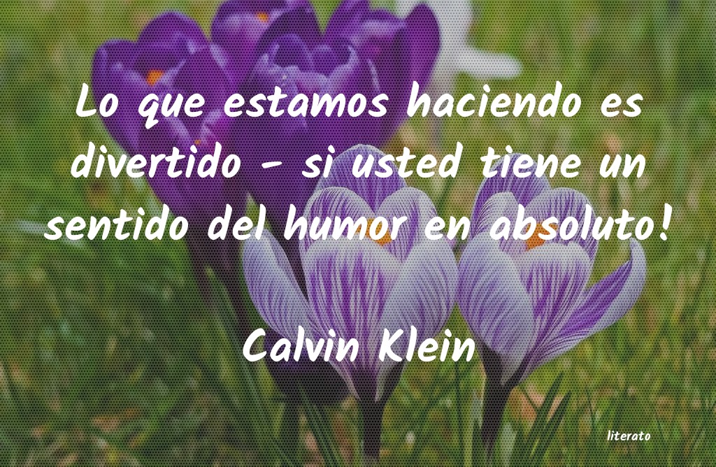 Frases de Calvin Klein
