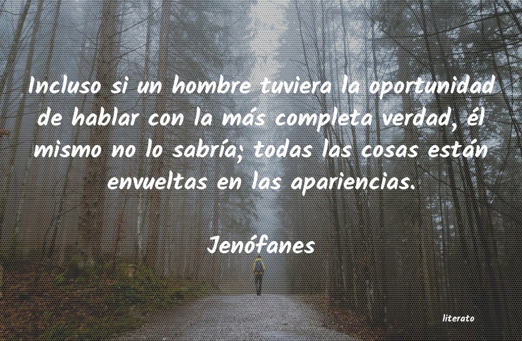 Frases de Jenófanes