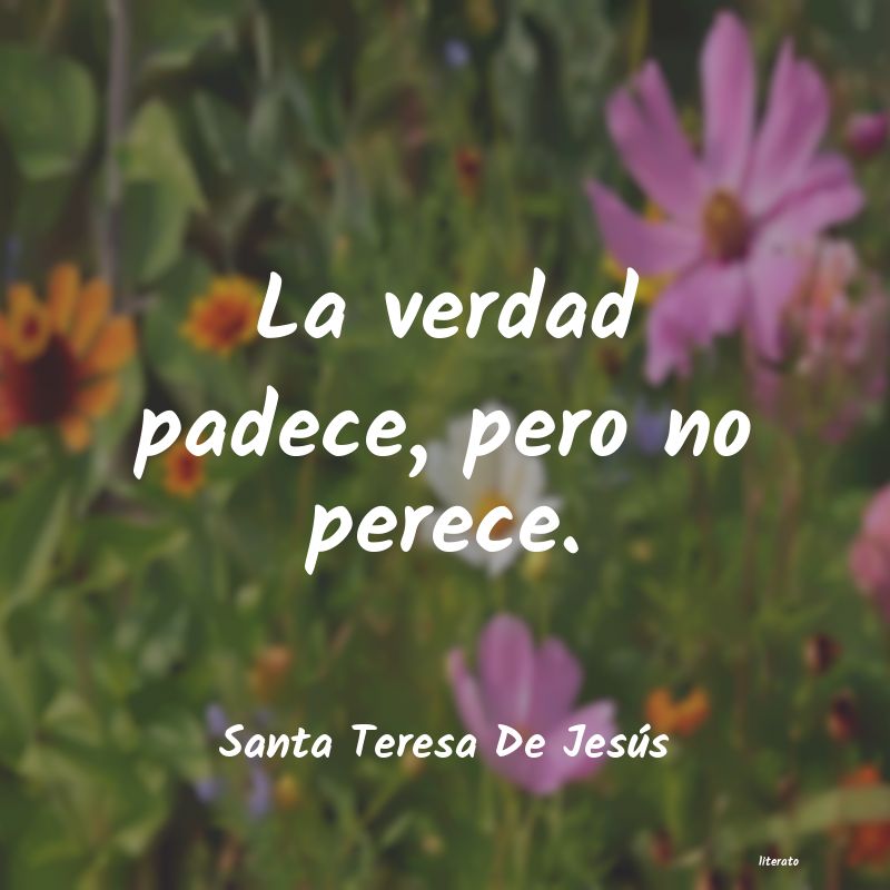 frases de Santa Teresa De Jesús