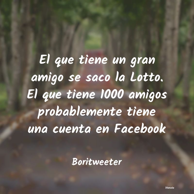 Frases de Boritweeter