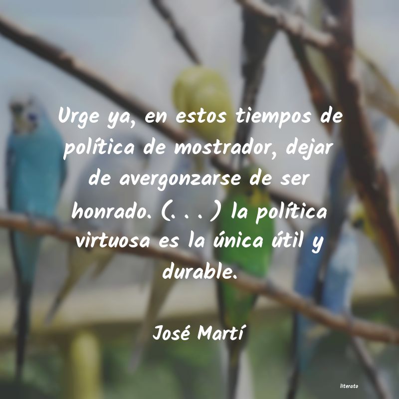 Frases de José Martí