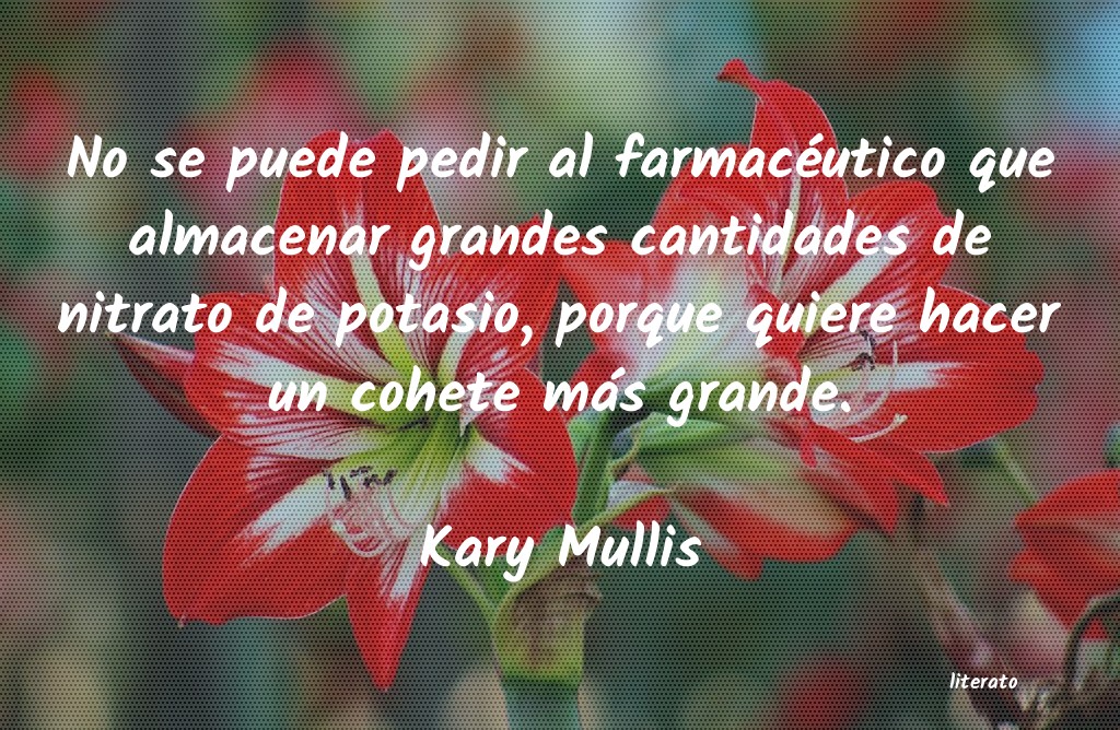 Frases de Kary Mullis