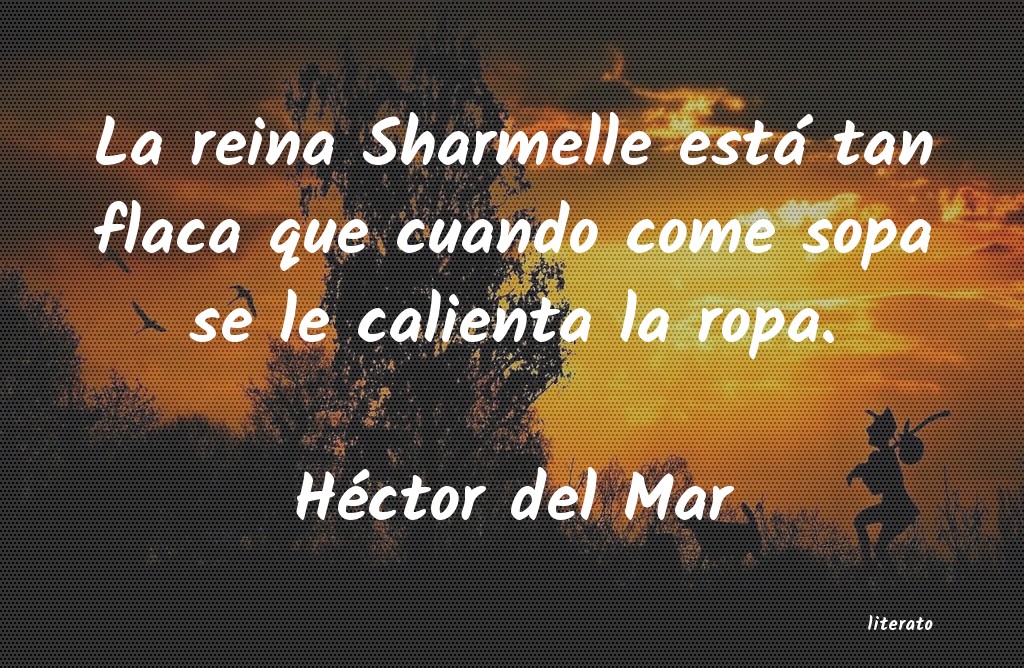 Frases de Héctor del Mar