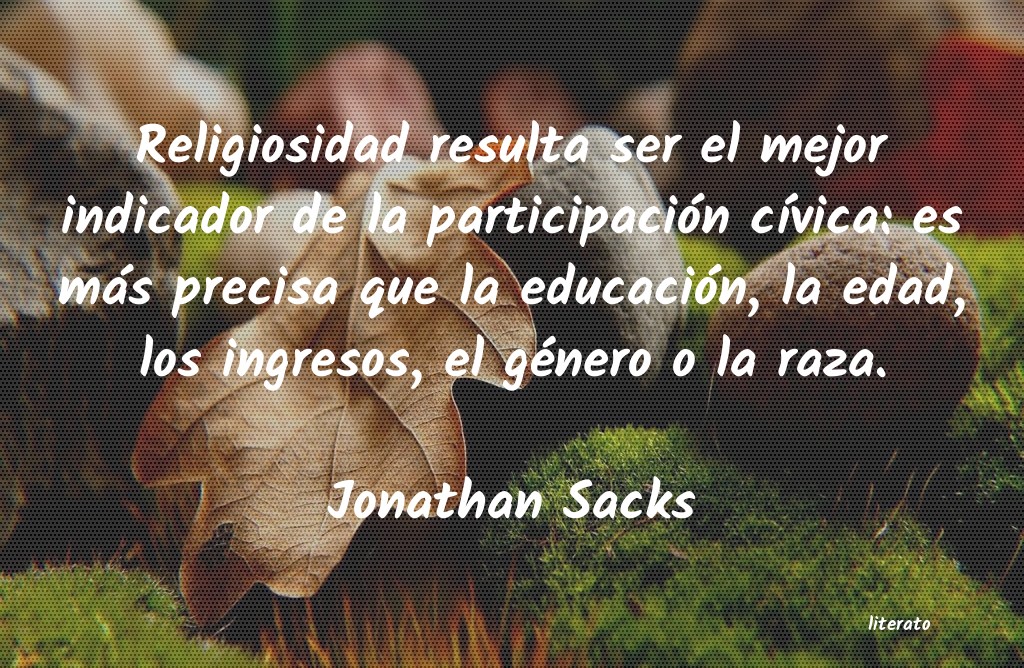 Frases de Jonathan Sacks