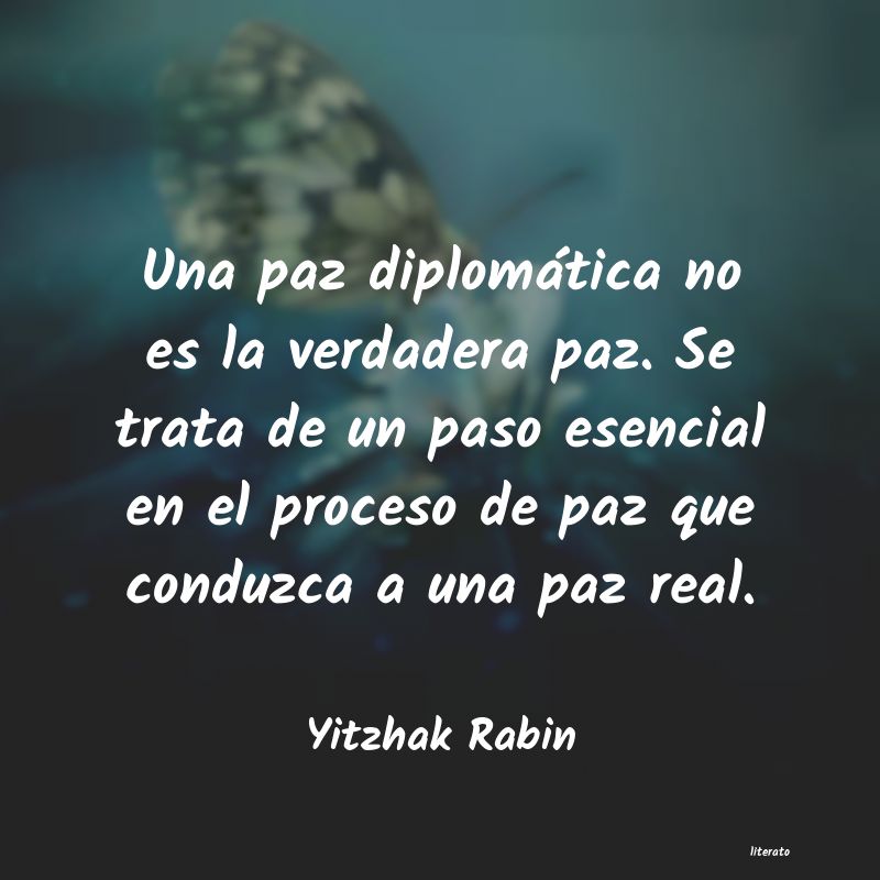 Frases de Yitzhak Rabin