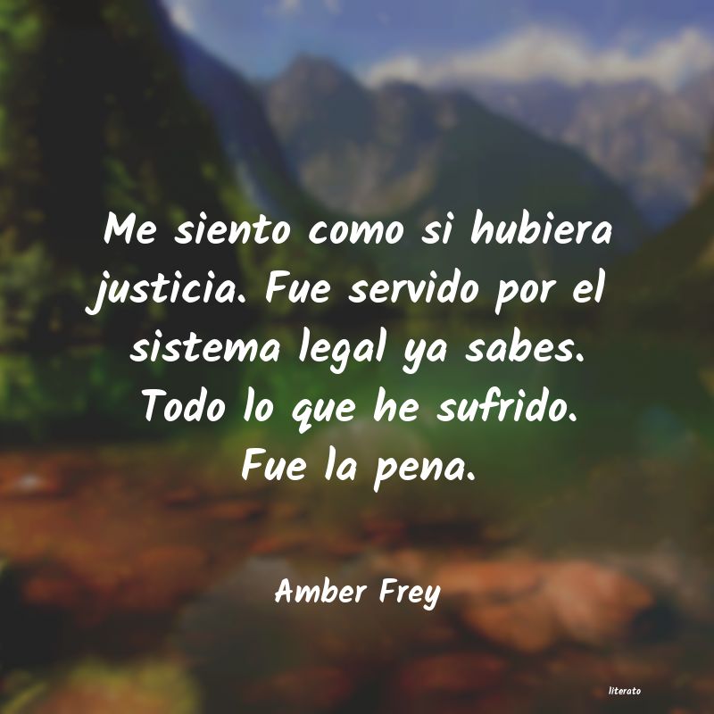 frases de Amber Frey