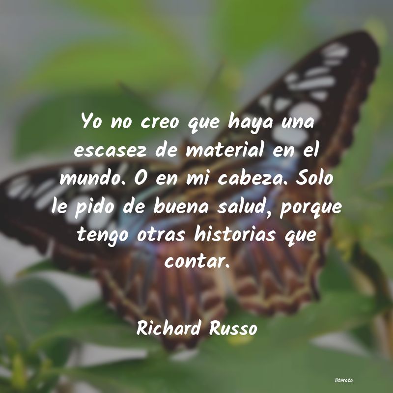 Frases de Richard Russo