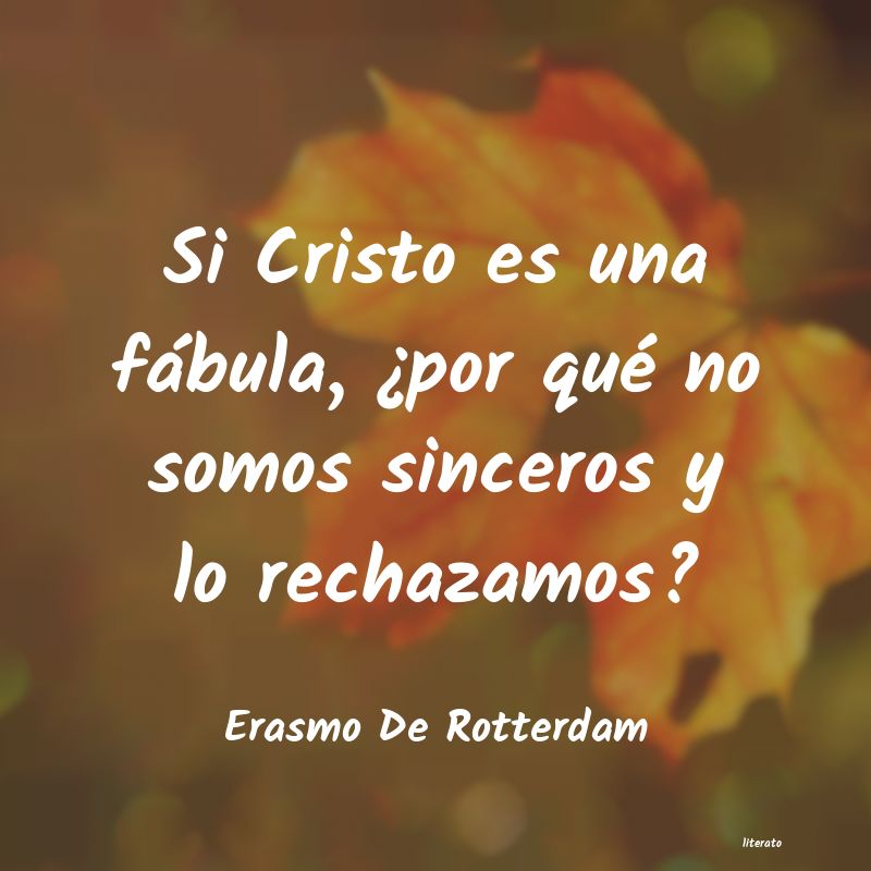 Frases de Erasmo De Rotterdam