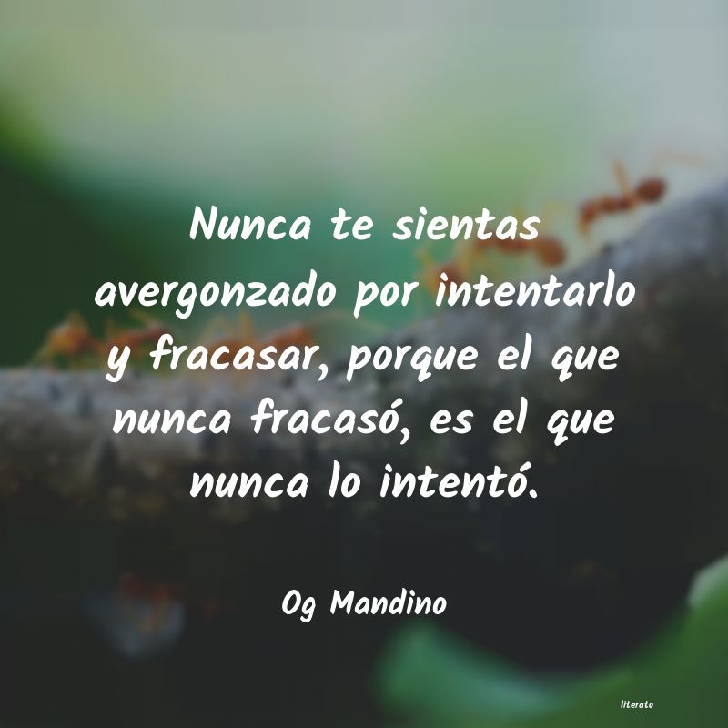 frases de Og Mandino