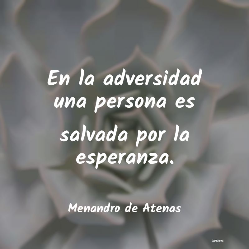 Frases de Menandro de Atenas