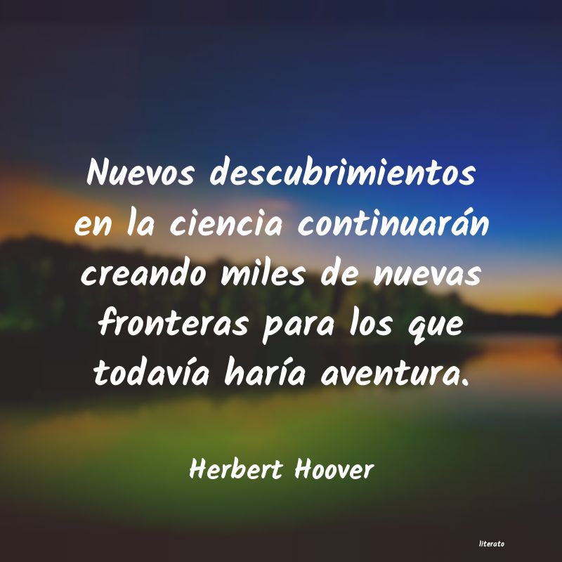 Frases de Herbert Hoover