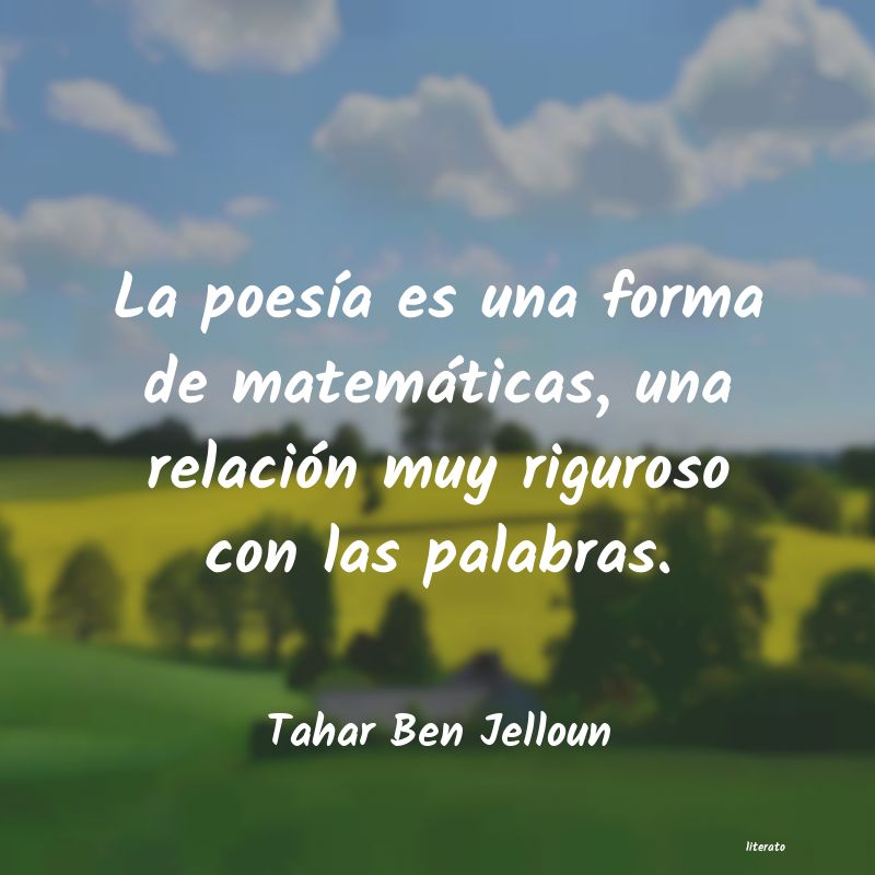 frases de Tahar Ben Jelloun