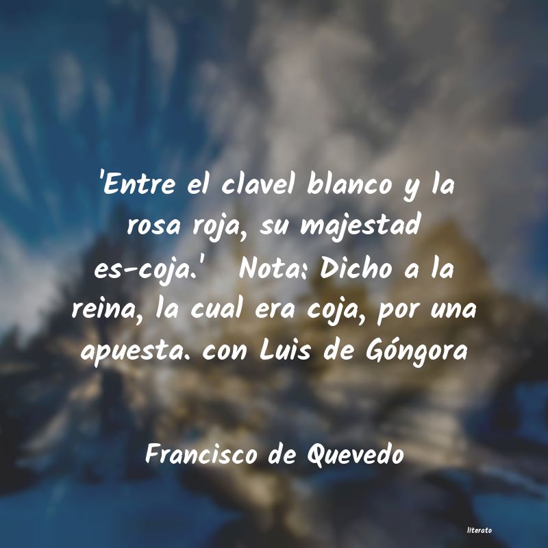 frases de Francisco de Quevedo