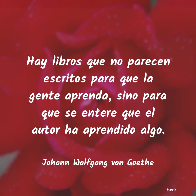 Frases de Johann Wolfgang von Goethe