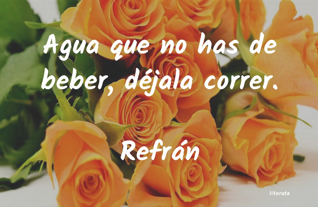 Frases de Refrán