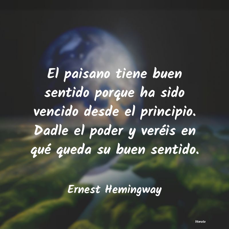 Frases de Ernest Hemingway