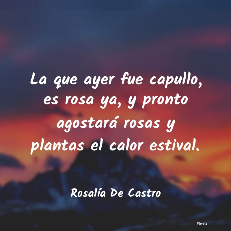 Frases de Rosalía De Castro