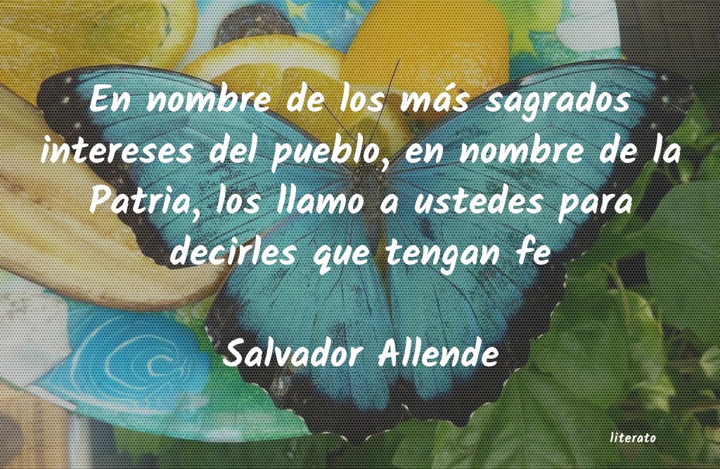 Frases de Salvador Allende