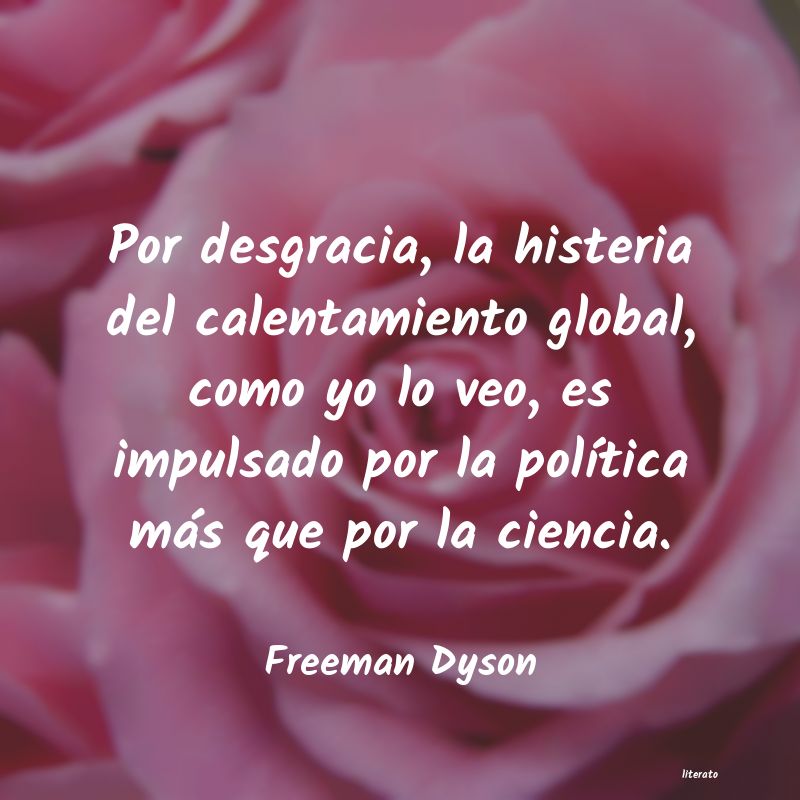 frases de Freeman Dyson