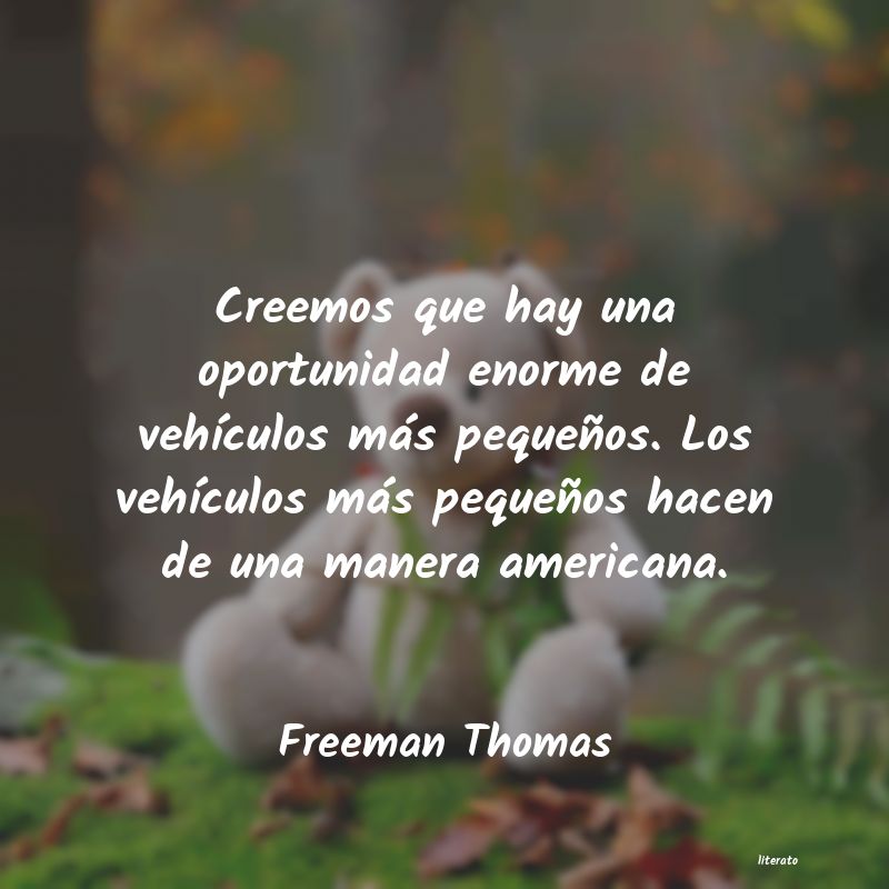 frases de Freeman Thomas