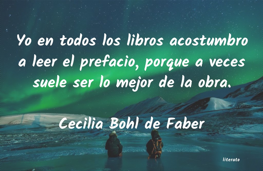 Frases de Cecilia Bohl de Faber