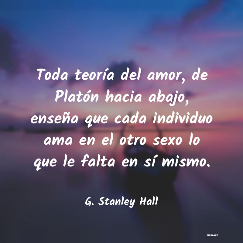 frases de G. Stanley Hall