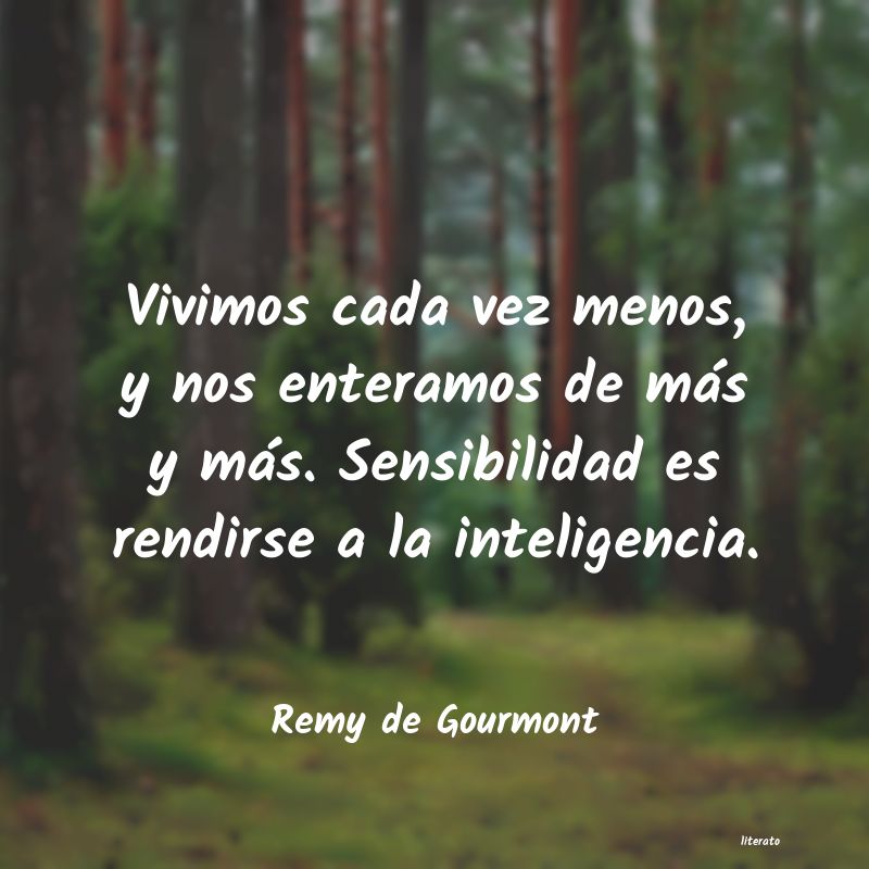 Frases de Remy de Gourmont