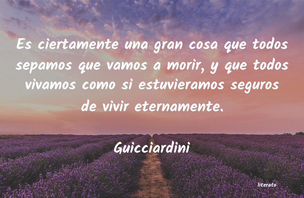 frases de Guicciardini