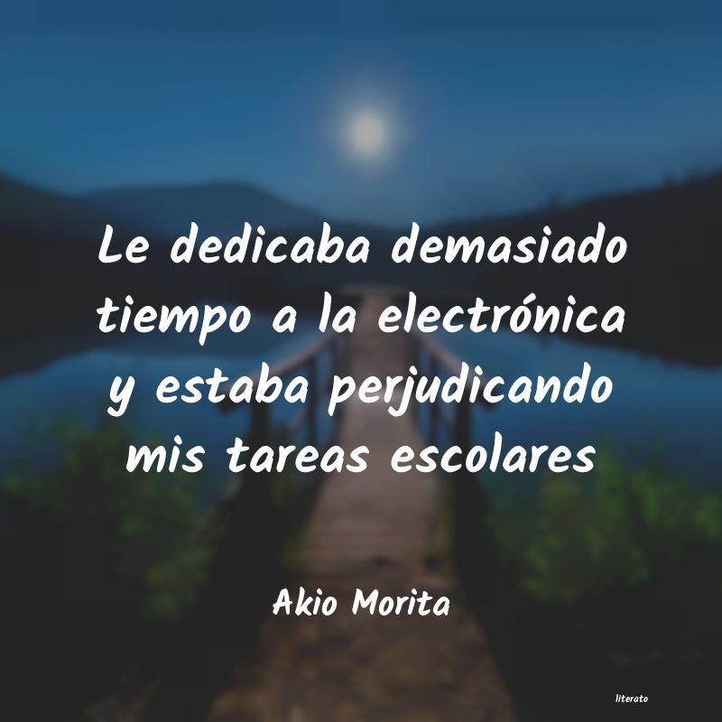 frases de Akio Morita