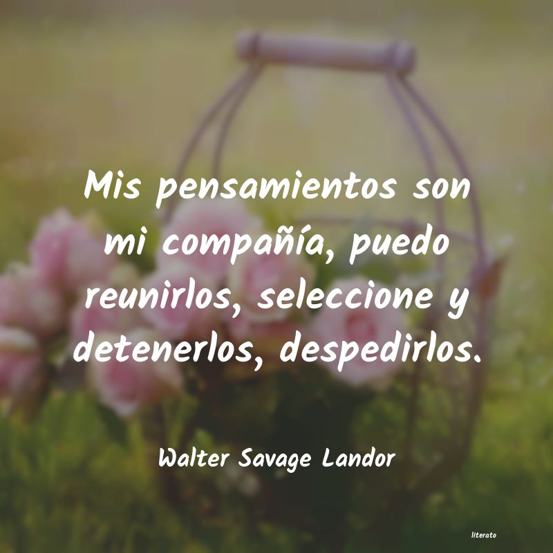 frases de Walter Savage Landor