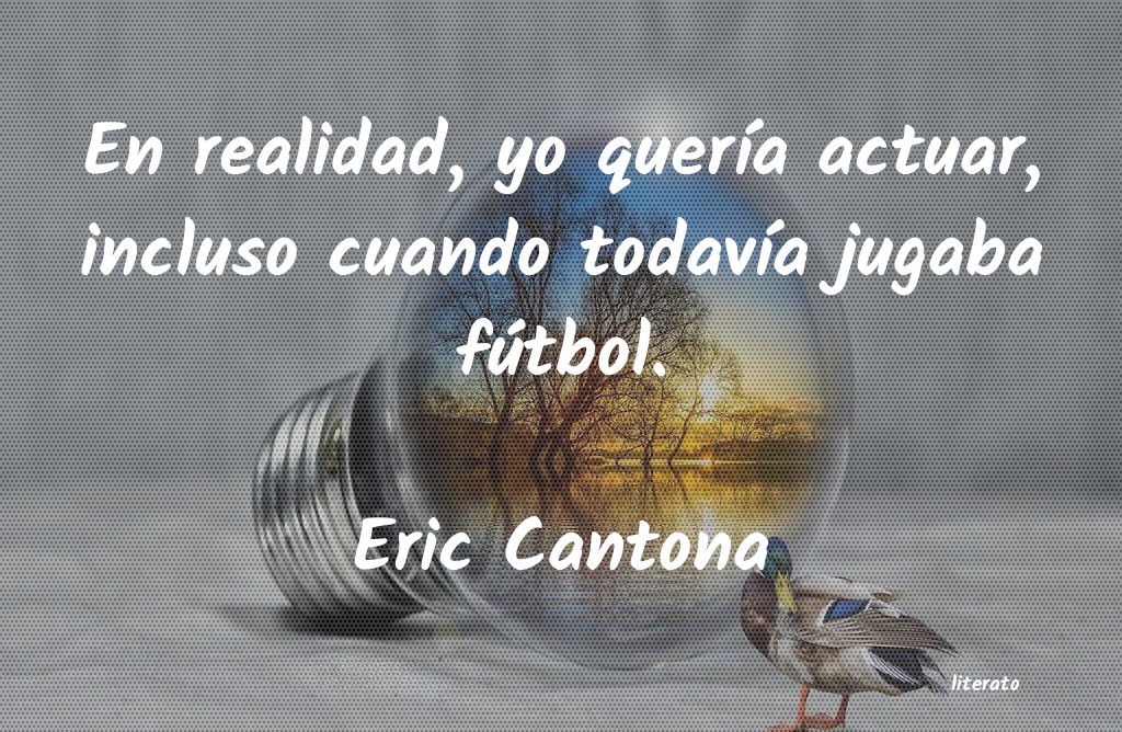 frases de Eric Cantona