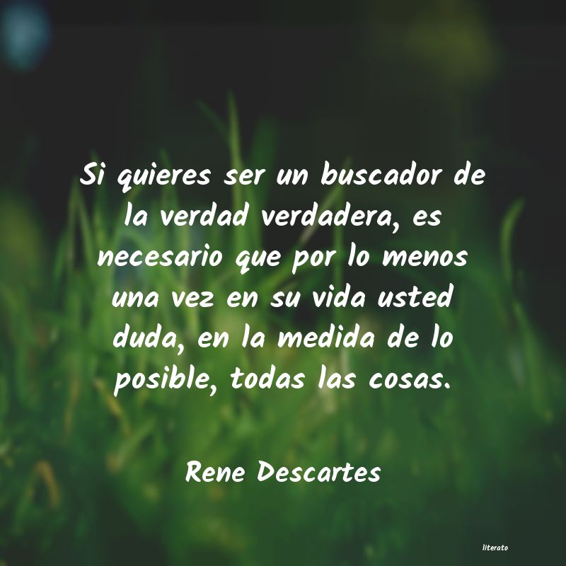 Frases de Rene Descartes