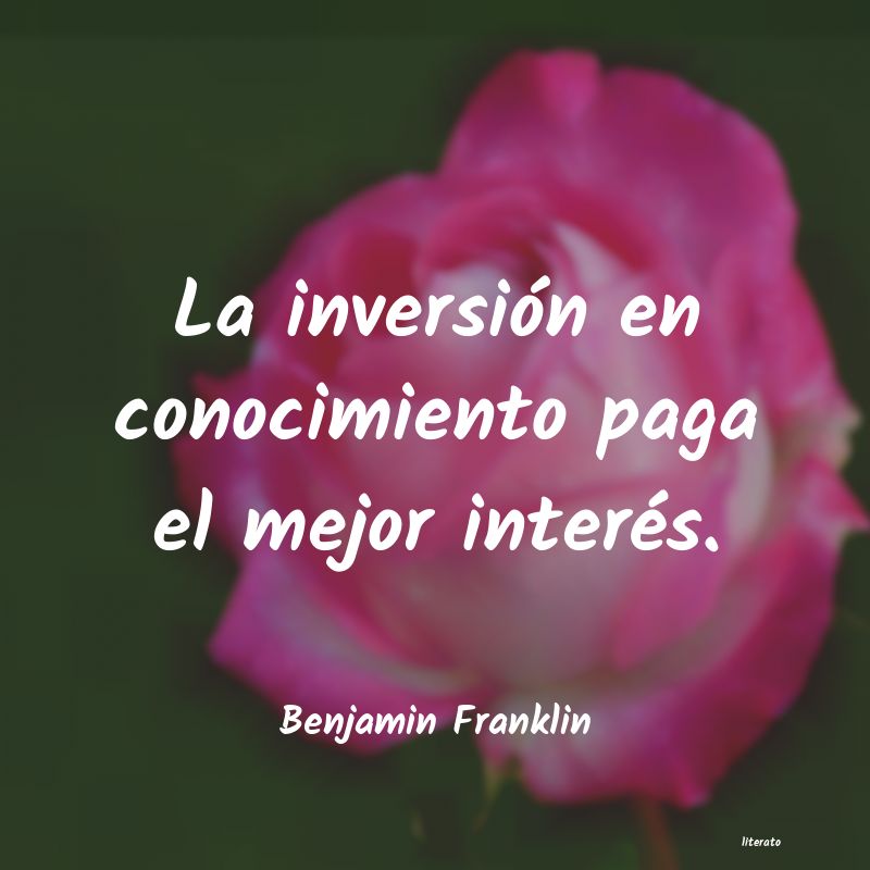 Frases de Benjamin Franklin