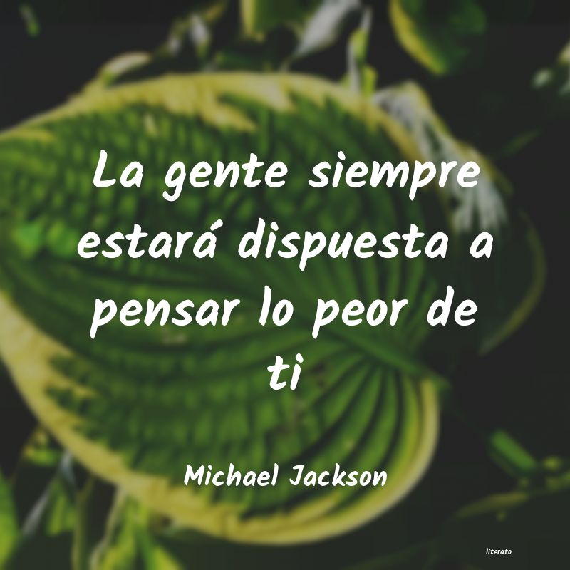 Frases de Michael Jackson