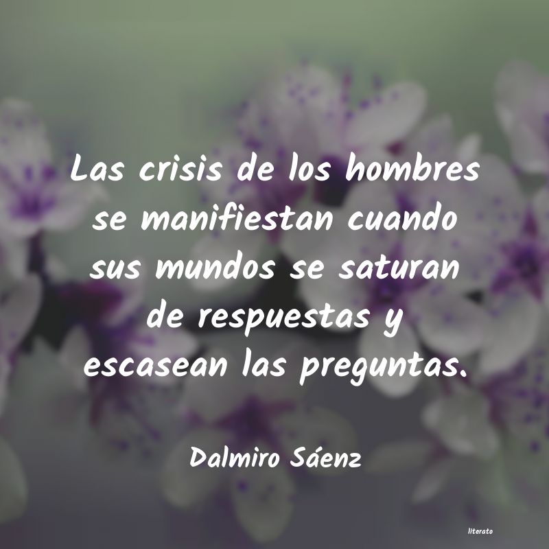 frases de Dalmiro Sáenz