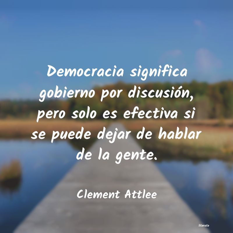 Frases de Clement Attlee