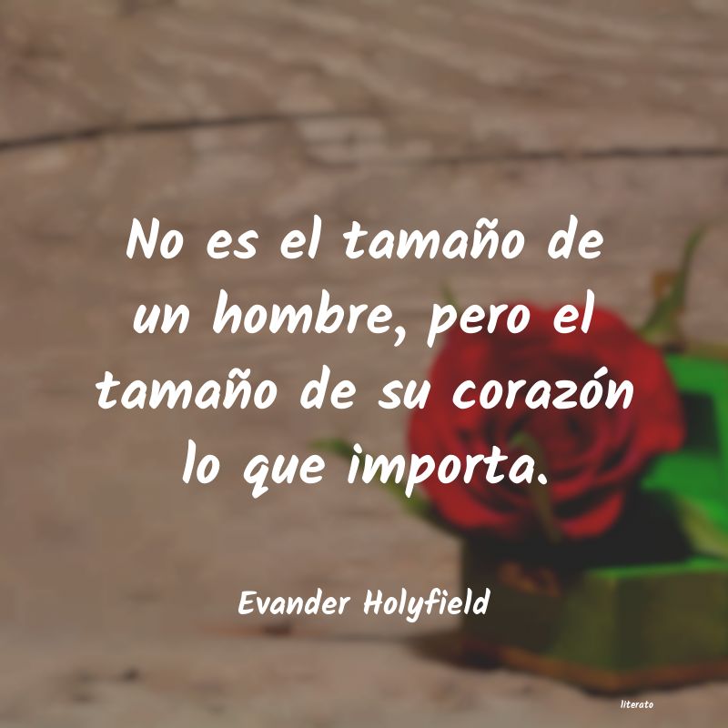 frases de Evander Holyfield