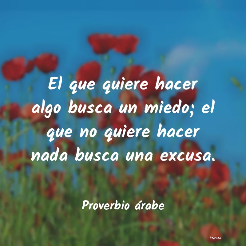 Frases de Proverbio árabe