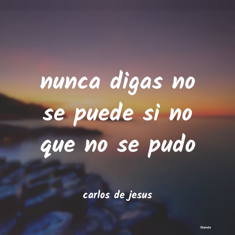 Frases de carlos de jesus